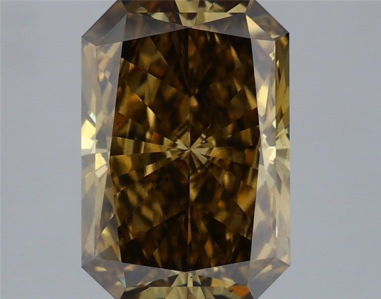 Loose Diamond - RADIANT 2.28ct Fancy Intense Brownish Yellow VS2: Loose Diamond - RADIANT 2.28ct Fancy Intense Brownish Yellow VS2 Source: This is a real non-mined Diamond that has been grown in a lab Shape: RADIANT Carats: 2.28 Color: Fancy Intense Brownish Yellow 