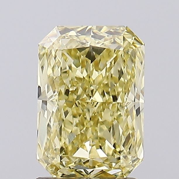 Loose Diamond - RADIANT 2.03ct Fancy Intense Yellow VVS2: Loose Diamond - RADIANT 2.03ct Fancy Intense Yellow VVS2 Source: This is a real non-mined Diamond that has been grown in a lab Shape: RADIANT Carats: 2.03 Color: Fancy Intense Yellow Certification: IG