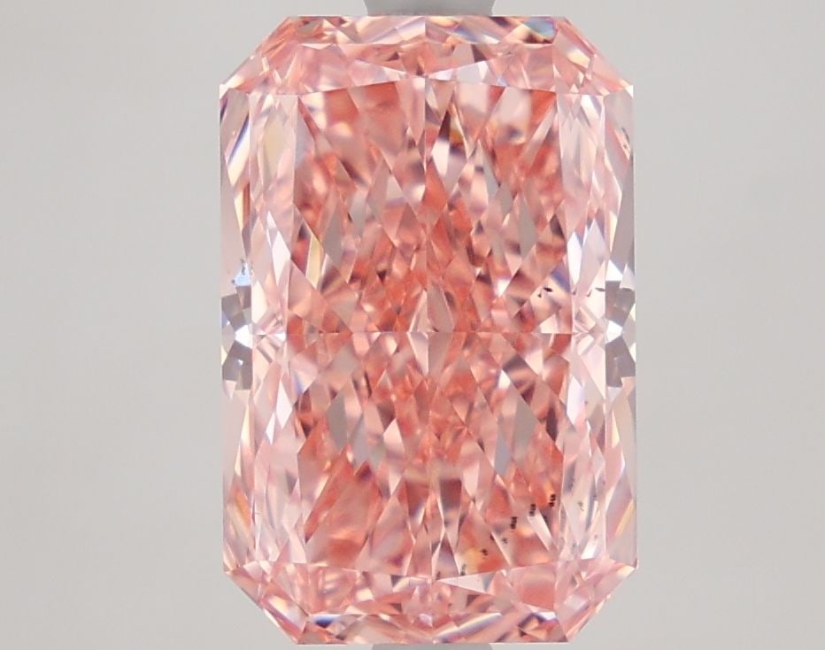 Loose Diamond - RADIANT 3.53ct Fancy Vivid Pink VS2: Loose Diamond - RADIANT 3.53ct Fancy Vivid Pink VS2 Source: This is a real non-mined Diamond that has been grown in a lab Shape: RADIANT Carats: 3.53 Color: Fancy Vivid Pink Certification: IGI Video: