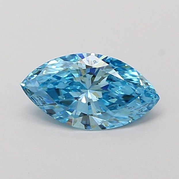 Loose Diamond - MARQUISE 0.6ct Fancy Vivid Blue VVS2: Loose Diamond - MARQUISE 0.6ct Fancy Vivid Blue VVS2 Source: This is a real non-mined Diamond that has been grown in a lab Shape: MARQUISE Carats: 0.6 Color: Fancy Vivid Blue Certification: IGI Video: