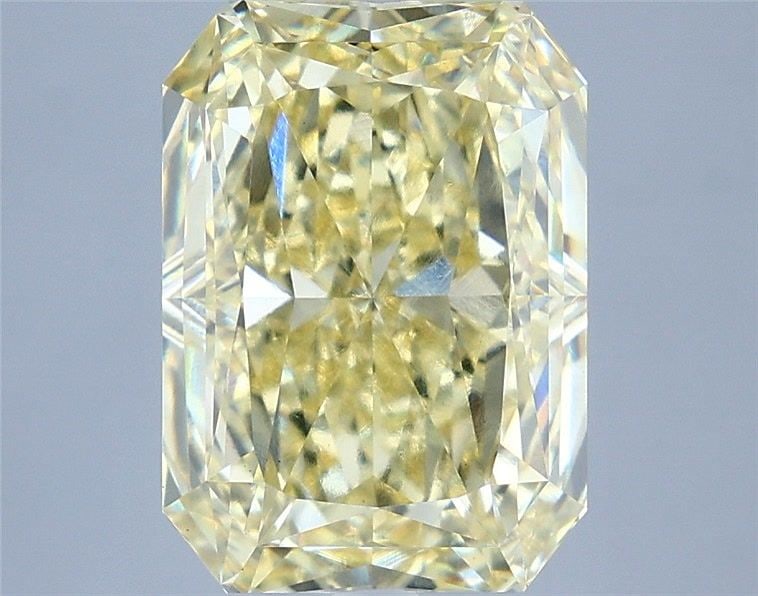 Loose Diamond - RADIANT 5.08ct Fancy Yellow VS1: Loose Diamond - RADIANT 5.08ct Fancy Yellow VS1 Source: This is a real non-mined Diamond that has been grown in a lab Shape: RADIANT Carats: 5.08 Color: Fancy Yellow Certification: IGI Video: