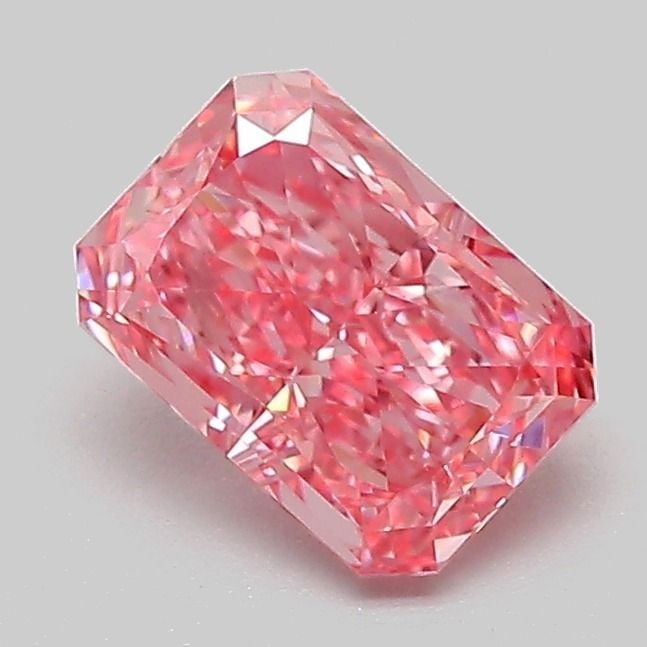 Loose Diamond - RADIANT 1.06ct Fancy Vivid Pink VVS2: Loose Diamond - RADIANT 1.06ct Fancy Vivid Pink VVS2 Source: This is a real non-mined Diamond that has been grown in a lab Shape: RADIANT Carats: 1.06 Color: Fancy Vivid Pink Certification: IGI Video: