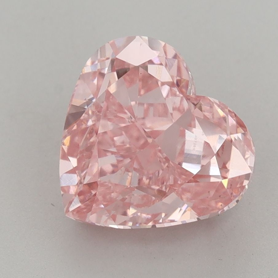 Loose Diamond - HEART 3.58ct Fancy Vivid Pink VS1: Loose Diamond - HEART 3.58ct Fancy Vivid Pink VS1 Source: This is a real non-mined Diamond that has been grown in a lab Shape: HEART Carats: 3.58 Color: Fancy Vivid Pink Certification: IGI Video: