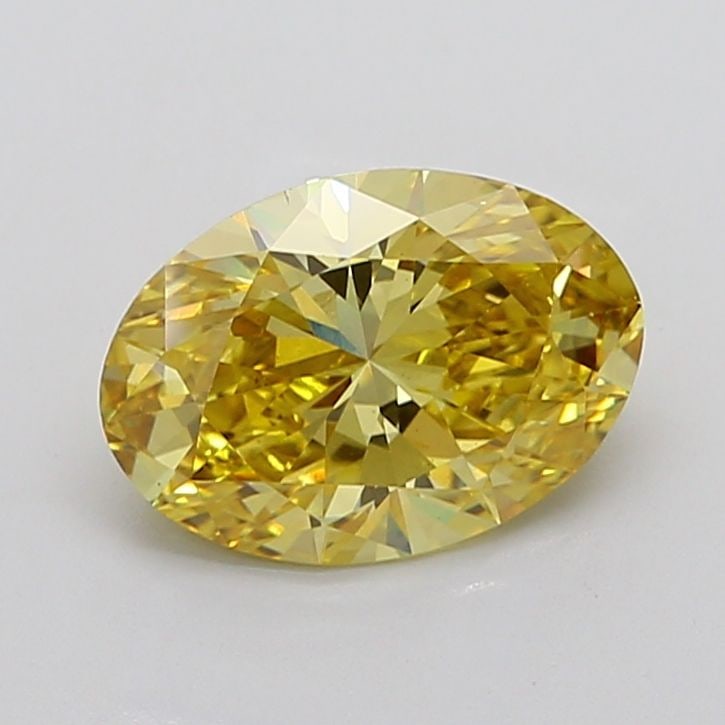 Loose Diamond - OVAL 3.59ct Fancy Intense Yellow VS2: Loose Diamond - OVAL 3.59ct Fancy Intense Yellow VS2 Source: This is a real non-mined Diamond that has been grown in a lab Shape: OVAL Carats: 3.59 Color: Fancy Intense Yellow Certification: IGI PLEAS
