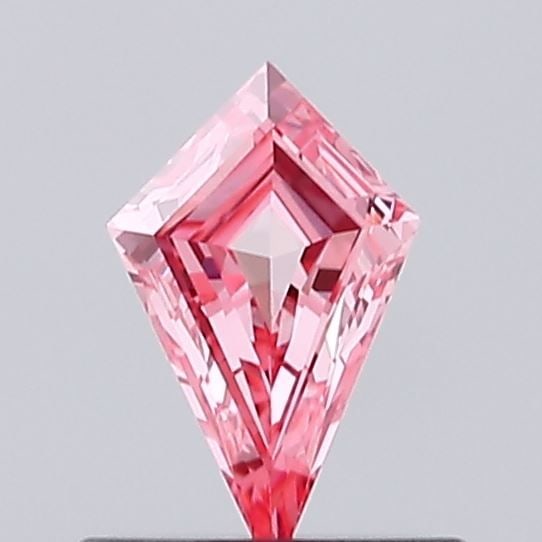 Loose Diamond - KITE 0.42ct Fancy Vivid Pink VVS2: Loose Diamond - KITE 0.42ct Fancy Vivid Pink VVS2 Source: This is a real non-mined Diamond that has been grown in a lab Shape: KITE Carats: 0.42 Color: Fancy Vivid Pink Certification: NONE Video: