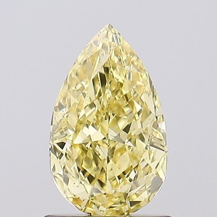 Loose Diamond - PEAR 1.02ct Fancy Intense Yellow VS1: Loose Diamond - PEAR 1.02ct Fancy Intense Yellow VS1 Source: This is a real non-mined Diamond that has been grown in a lab Shape: PEAR Carats: 1.02 Color: Fancy Intense Yellow Certification: IGI Video