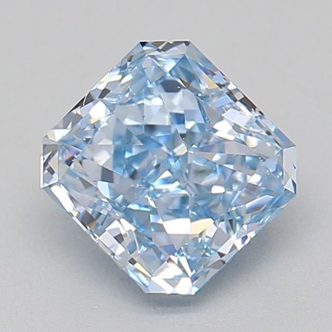 Loose Diamond - SQUARE RADIANT 0.72ct Fancy Blue IF: Loose Diamond - SQUARE RADIANT 0.72ct Fancy Blue IF Source: This is a real non-mined Diamond that has been grown in a lab Shape: SQUARE RADIANT Carats: 0.72 Color: Fancy Blue Certification: IGI Video: