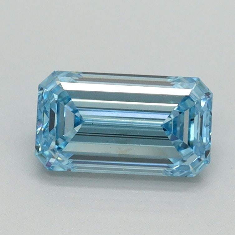 Loose Diamond - EMERALD 1.02ct Fancy Vivid Blue VS1: Loose Diamond - EMERALD 1.02ct Fancy Vivid Blue VS1 Source: This is a real non-mined Diamond that has been grown in a lab Shape: EMERALD Carats: 1.02 Color: Fancy Vivid Blue Certification: IGI Video:
