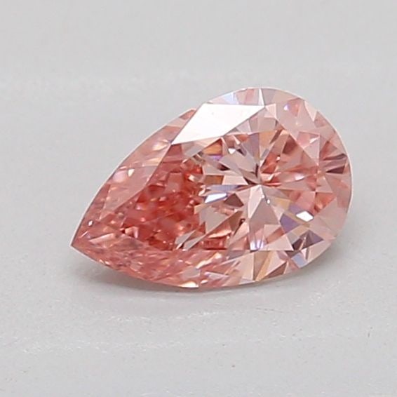 Loose Diamond - PEAR 0.28ct Fancy Vivid Brownish Pink VVS2: Loose Diamond - PEAR 0.28ct Fancy Vivid Brownish Pink VVS2 Source: This is a real non-mined Diamond that has been grown in a lab Shape: PEAR Carats: 0.28 Color: Fancy Vivid Brownish Pink Certification