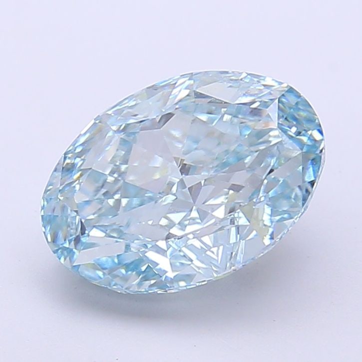 Loose Diamond - OVAL 3.02ct Fancy Vivid Blue VVS2: Loose Diamond - OVAL 3.02ct Fancy Vivid Blue VVS2 Source: This is a real non-mined Diamond that has been grown in a lab Shape: OVAL Carats: 3.02 Color: Fancy Vivid Blue Certification: IGI Video: