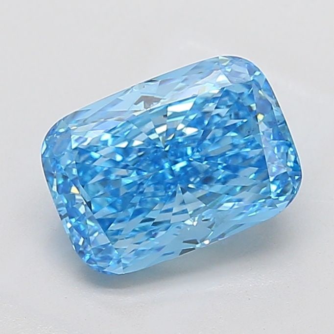 Loose Diamond - CUSHION MODIFIED 3.52ct Fancy Vivid Blue VS1: Loose Diamond - CUSHION MODIFIED 3.52ct Fancy Vivid Blue VS1 Source: This is a real non-mined Diamond that has been grown in a lab Shape: CUSHION MODIFIED Carats: 3.52 Color: Fancy Vivid Blue Certific