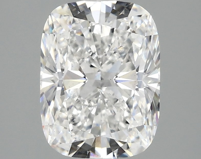 Loose Diamond - CUSHION 2.37ct D VS2: Loose Diamond - CUSHION 2.37ct D VS2 Source: This is a real non-mined Diamond that has been grown in a lab Shape: CUSHION Carats: 2.37 Color: D Clarity: VS2 Certification: IGI Condition: Pre-Owned PLE