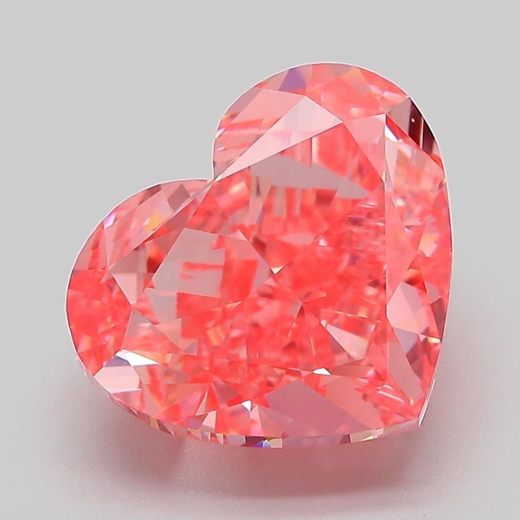 Loose Diamond - HEART 6.51ct Fancy Vivid Pink VVS2 (1 of 1)