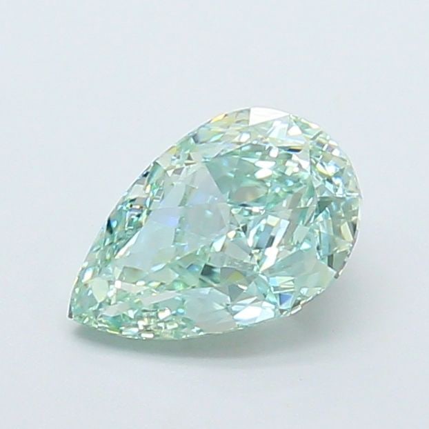Loose Diamond - PEAR 1.28ct Fancy Intense Green VS1: Loose Diamond - PEAR 1.28ct Fancy Intense Green VS1 Source: This is a real non-mined Diamond that has been grown in a lab Shape: PEAR Carats: 1.28 Color: Fancy Intense Green Certification: IGI Video: