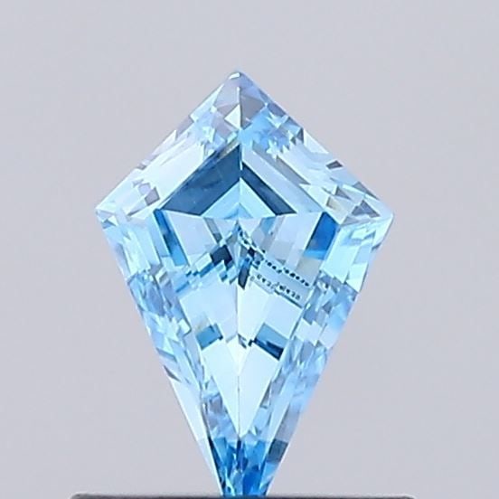 Loose Diamond - KITE 0.49ct Fancy Vivid Blue VS1: Loose Diamond - KITE 0.49ct Fancy Vivid Blue VS1 Source: This is a real non-mined Diamond that has been grown in a lab Shape: KITE Carats: 0.49 Color: Fancy Vivid Blue Certification: IGI Video: