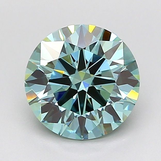 Loose Diamond - ROUND 1.51ct Fancy Vivid Green VS1: Loose Diamond - ROUND 1.51ct Fancy Vivid Green VS1 Source: This is a real non-mined Diamond that has been grown in a lab Shape: ROUND Carats: 1.51 Color: Fancy Vivid Green Certification: IGI Video: