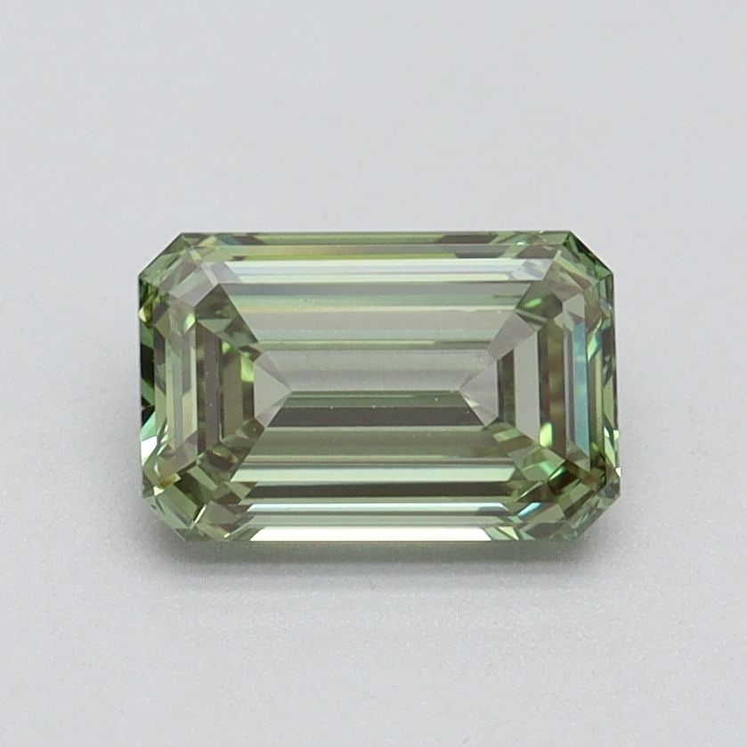 Loose Diamond - EMERALD 1.01ct Fancy Intense Green VVS2: Loose Diamond - EMERALD 1.01ct Fancy Intense Green VVS2 Source: This is a real non-mined Diamond that has been grown in a lab Shape: EMERALD Carats: 1.01 Color: Fancy Intense Green Certification: IGI 