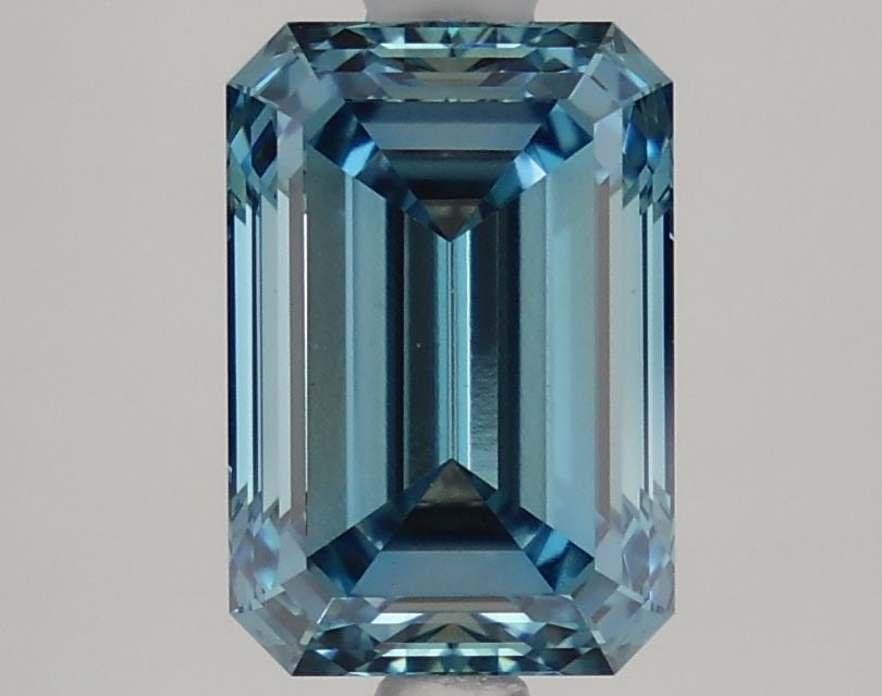 Loose Diamond - EMERALD 2.71ct Fancy Vivid Blue VS1: Loose Diamond - EMERALD 2.71ct Fancy Vivid Blue VS1 Source: This is a real non-mined Diamond that has been grown in a lab Shape: EMERALD Carats: 2.71 Color: Fancy Vivid Blue Certification: NONE Video: