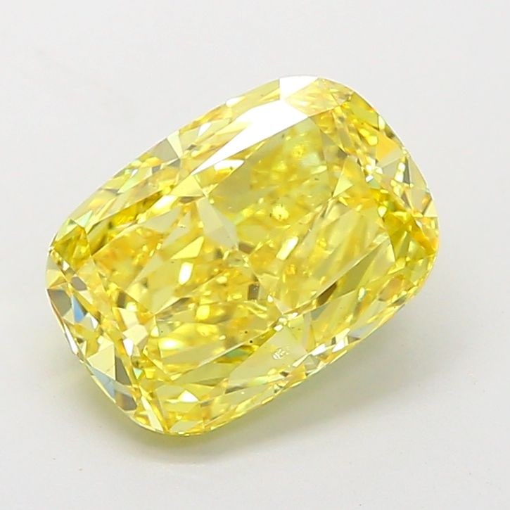 Loose Diamond - CUSHION MODIFIED 4.01ct Fancy Vivid Yellow VS2: Loose Diamond - CUSHION MODIFIED 4.01ct Fancy Vivid Yellow VS2 Source: This is a real non-mined Diamond that has been grown in a lab Shape: CUSHION MODIFIED Carats: 4.01 Color: Fancy Vivid Yellow