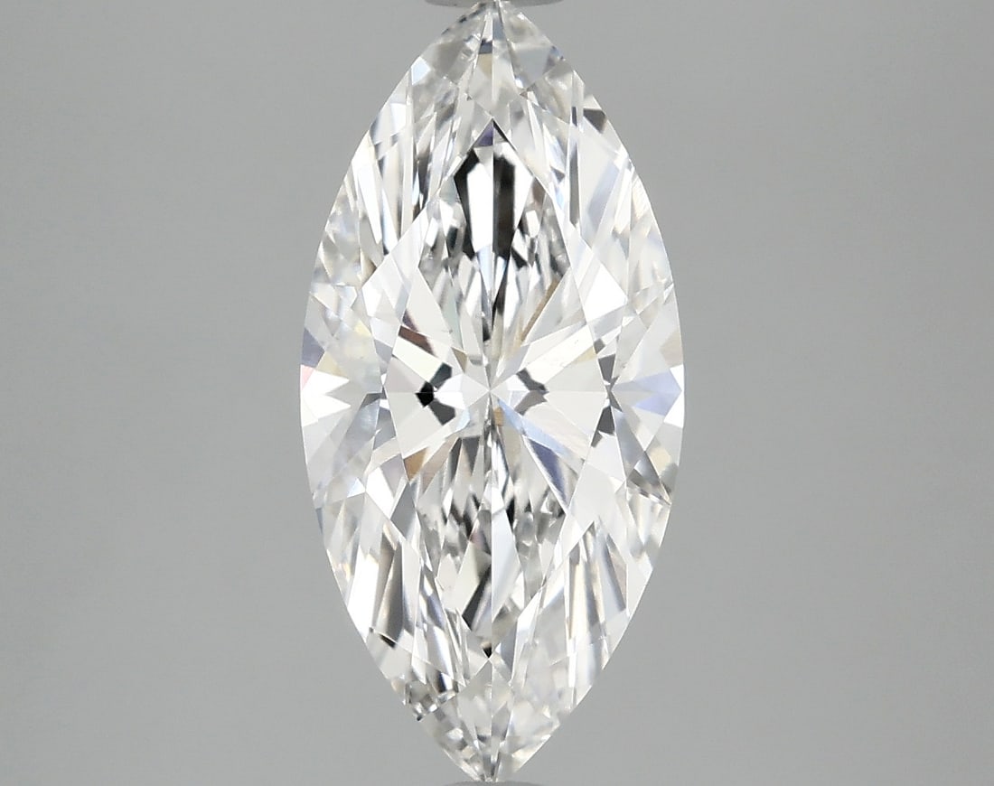 Loose Diamond - MARQUISE 2.5ct F VS1: Loose Diamond - MARQUISE 2.5ct F VS1 Source: This is a real non-mined Diamond that has been grown in a lab Shape: MARQUISE Carats: 2.5 Color: F Clarity: VS1 Certification: IGI Condition: Pre-Owned