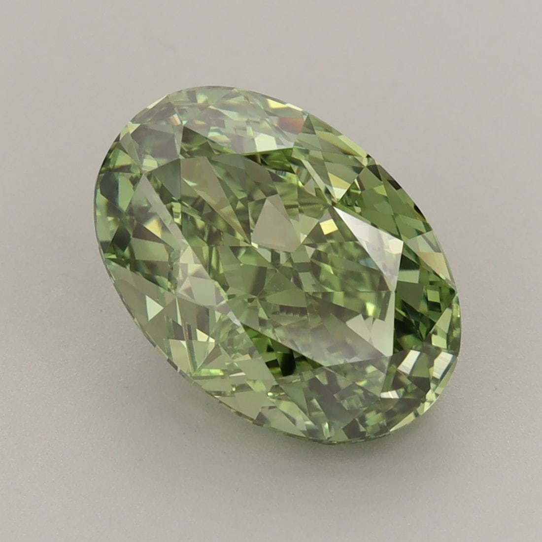 Loose Diamond - OVAL 4.14ct Fancy Vivid Green VVS2 (1 of 1)