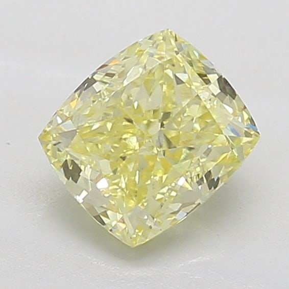 Loose Diamond - CUSHION MODIFIED 1.81ct Fancy Intense Yellow VS1: Loose Diamond - CUSHION MODIFIED 1.81ct Fancy Intense Yellow VS1 Source: This is a real non-mined Diamond that has been grown in a lab Shape: CUSHION MODIFIED Carats: 1.81 Color: Fancy Intense Yellow 