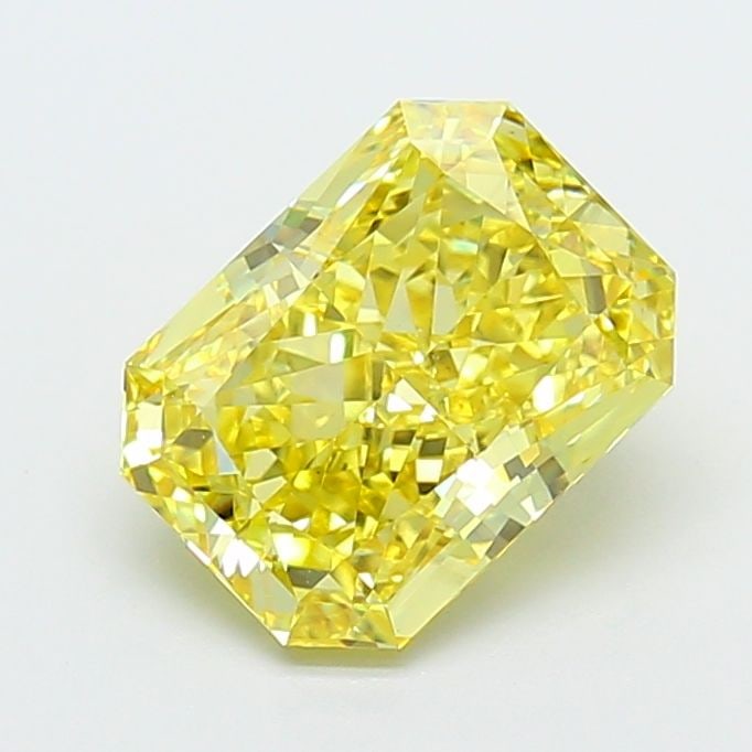 Loose Diamond - RADIANT 2.51ct Fancy Vivid Yellow VS1: Loose Diamond - RADIANT 2.51ct Fancy Vivid Yellow VS1 Source: This is a real non-mined Diamond that has been grown in a lab Shape: RADIANT Carats: 2.51 Color: Fancy Vivid Yellow Certification: IGI Vid