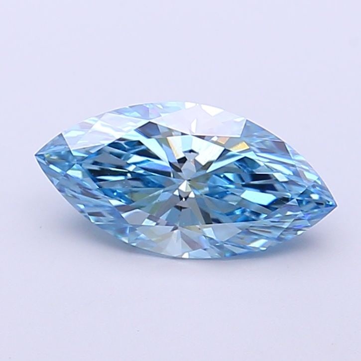 Loose Diamond - MARQUISE 1.1ct Fancy Vivid Blue VVS2: Loose Diamond - MARQUISE 1.1ct Fancy Vivid Blue VVS2 Source: This is a real non-mined Diamond that has been grown in a lab Shape: MARQUISE Carats: 1.1 Color: Fancy Vivid Blue Certification: IGI Video: