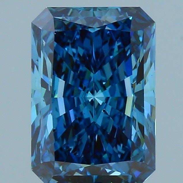Loose Diamond - RADIANT 2.32ct Fancy Deep Blue VS2: Loose Diamond - RADIANT 2.32ct Fancy Deep Blue VS2 Source: This is a real non-mined Diamond that has been grown in a lab Shape: RADIANT Carats: 2.32 Color: Fancy Deep Blue Certification: IGI Video: