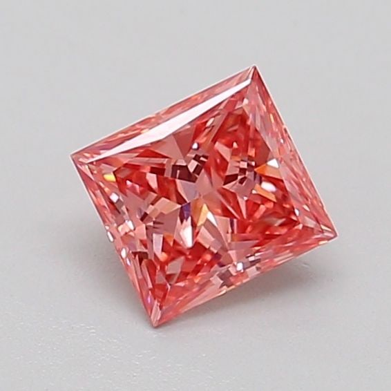 Loose Diamond - PRINCESS 0.58ct Fancy Vivid Pink VVS2: Loose Diamond - PRINCESS 0.58ct Fancy Vivid Pink VVS2 Source: This is a real non-mined Diamond that has been grown in a lab Shape: PRINCESS Carats: 0.58 Color: Fancy Vivid Pink Certification: IGI Vide