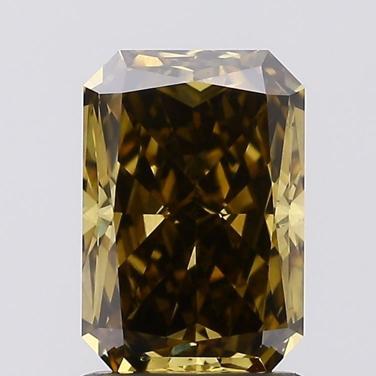 Loose Diamond - RADIANT 1.38ct Fancy Deep Gray Yellow VS2: Loose Diamond - RADIANT 1.38ct Fancy Deep Gray Yellow VS2 Source: This is a real non-mined Diamond that has been grown in a lab Shape: RADIANT Carats: 1.38 Color: Fancy Deep Gray Yellow Certification: