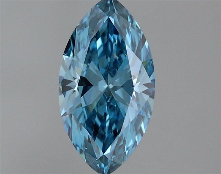 Loose Diamond - MARQUISE 0.69ct Fancy Vivid Blue VS1: Loose Diamond - MARQUISE 0.69ct Fancy Vivid Blue VS1 Source: This is a real non-mined Diamond that has been grown in a lab Shape: MARQUISE Carats: 0.69 Color: Fancy Vivid Blue Certification: IGI Video