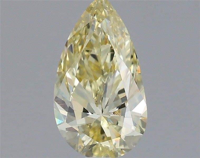 Loose Diamond - PEAR 0.7ct Fancy Light Yellow VS1: Loose Diamond - PEAR 0.7ct Fancy Light Yellow VS1 Source: This is a real non-mined Diamond that has been grown in a lab Shape: PEAR Carats: 0.7 Color: Fancy Light Yellow Certification: IGI Video: