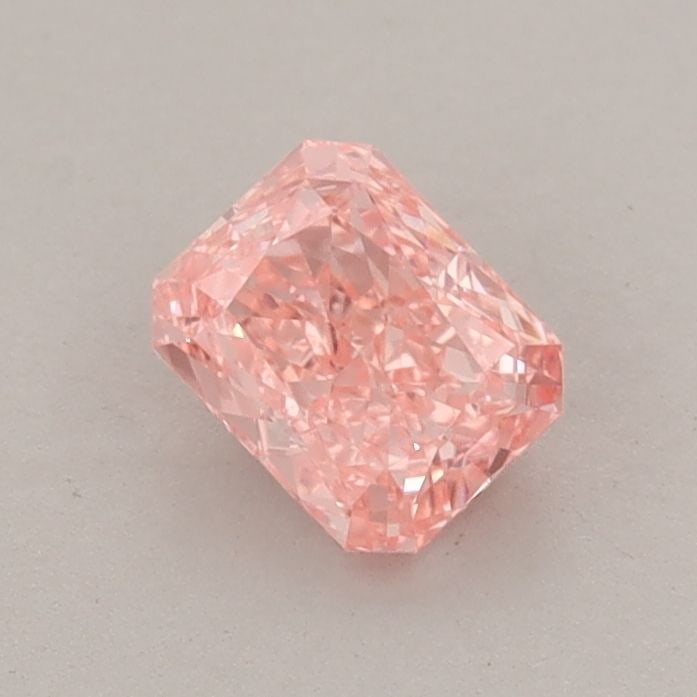 Loose Diamond - RADIANT 0.6ct Fancy Vivid Pink VVS2: Loose Diamond - RADIANT 0.6ct Fancy Vivid Pink VVS2 Source: This is a real non-mined Diamond that has been grown in a lab Shape: RADIANT Carats: 0.6 Color: Fancy Vivid Pink Certification: IGI Video: