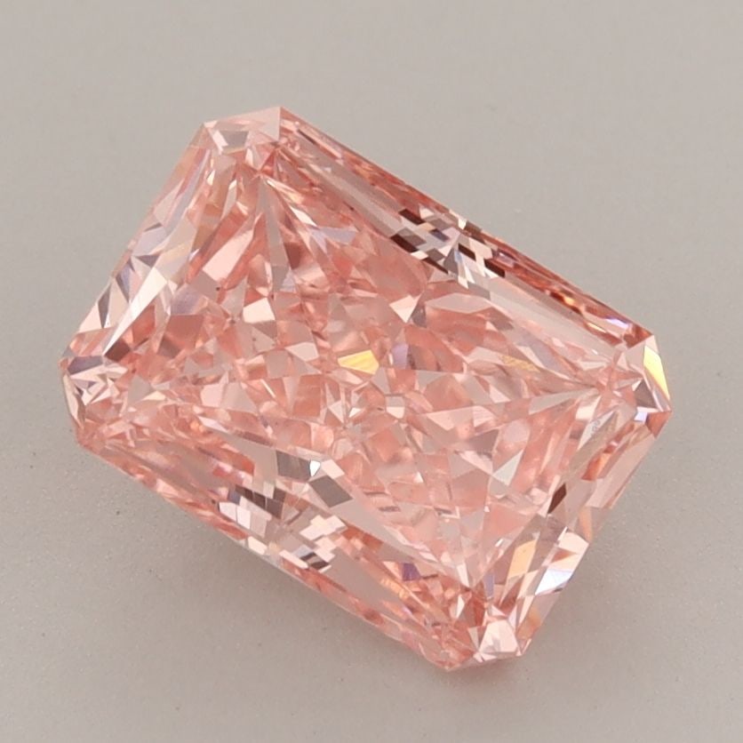 Loose Diamond - RADIANT 2.05ct Fancy Vivid Pink VS1: Loose Diamond - RADIANT 2.05ct Fancy Vivid Pink VS1 Source: This is a real non-mined Diamond that has been grown in a lab Shape: RADIANT Carats: 2.05 Color: Fancy Vivid Pink Certification: IGI Video: