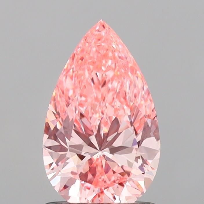 Loose Diamond - PEAR 1.03ct Fancy Vivid Pink VVS2: Loose Diamond - PEAR 1.03ct Fancy Vivid Pink VVS2 Source: This is a real non-mined Diamond that has been grown in a lab Shape: PEAR Carats: 1.03 Color: Fancy Vivid Pink Certification: IGI Video: