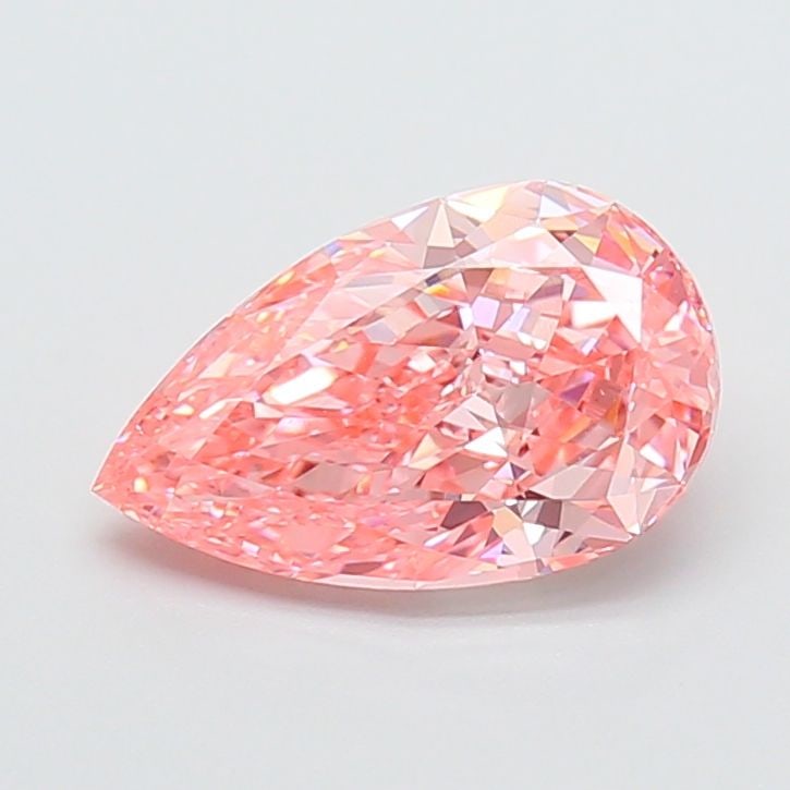 Loose Diamond - PEAR 2.0ct Fancy Vivid Pink VS1: Loose Diamond - PEAR 2.0ct Fancy Vivid Pink VS1 Source: This is a real non-mined Diamond that has been grown in a lab Shape: PEAR Carats: 2.0 Color: Fancy Vivid Pink Certification: IGI Video: