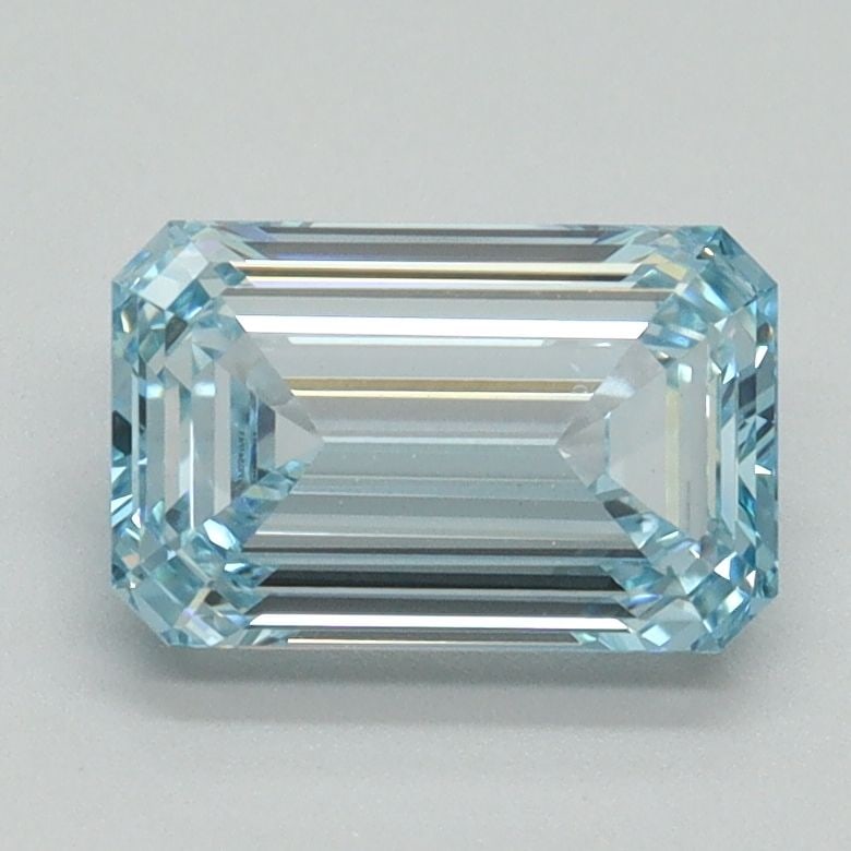 Loose Diamond - EMERALD 1.51ct Fancy Intense Blue VS1: Loose Diamond - EMERALD 1.51ct Fancy Intense Blue VS1 Source: This is a real non-mined Diamond that has been grown in a lab Shape: EMERALD Carats: 1.51 Color: Fancy Intense Blue Certification: IGI Vid