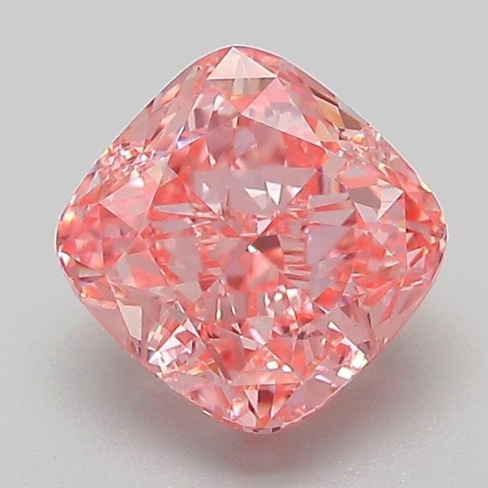 Loose Diamond - CUSHION MODIFIED 2.01ct Fancy Vivid Pink VVS2: Loose Diamond - CUSHION MODIFIED 2.01ct Fancy Vivid Pink VVS2 Source: This is a real non-mined Diamond that has been grown in a lab Shape: CUSHION MODIFIED Carats: 2.01 Color: Fancy Vivid Pink Certifi