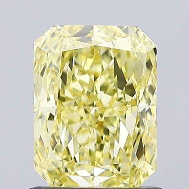 Loose Diamond - RADIANT 1.09ct Fancy Intense Yellow VVS2: Loose Diamond - RADIANT 1.09ct Fancy Intense Yellow VVS2 Source: This is a real non-mined Diamond that has been grown in a lab Shape: RADIANT Carats: 1.09 Color: Fancy Intense Yellow Certification: IG