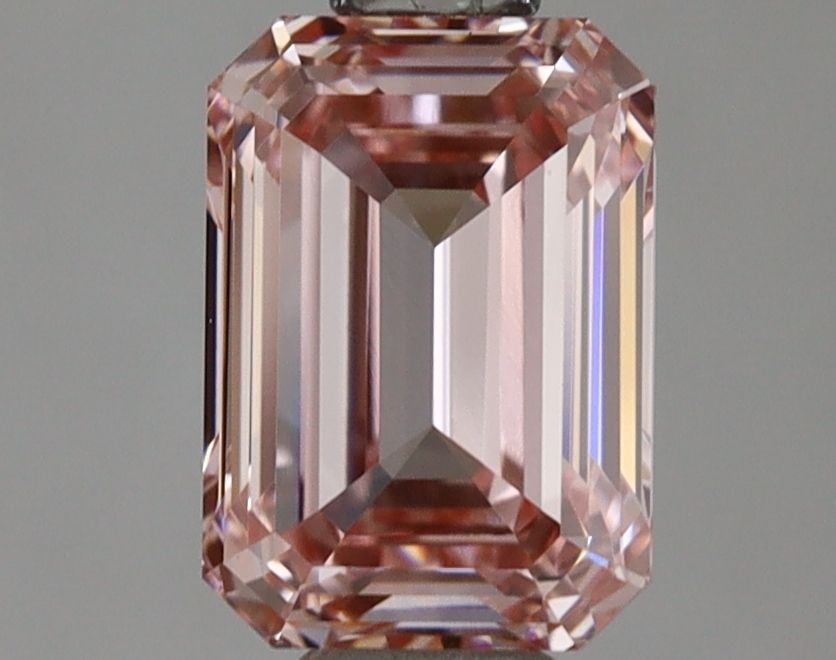 Loose Diamond - EMERALD 1.03ct Fancy Intense Pink VS1: Loose Diamond - EMERALD 1.03ct Fancy Intense Pink VS1 Source: This is a real non-mined Diamond that has been grown in a lab Shape: EMERALD Carats: 1.03 Color: Fancy Intense Pink Certification: IGI Vid