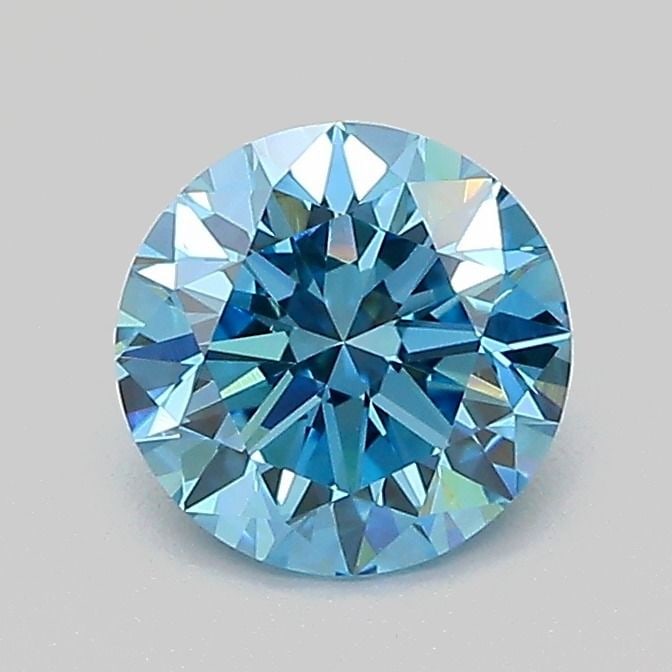 Loose Diamond - ROUND 1.01ct Fancy Vivid Blue VS1: Loose Diamond - ROUND 1.01ct Fancy Vivid Blue VS1 Source: This is a real non-mined Diamond that has been grown in a lab Shape: ROUND Carats: 1.01 Color: Fancy Vivid Blue Certification: IGI Video: