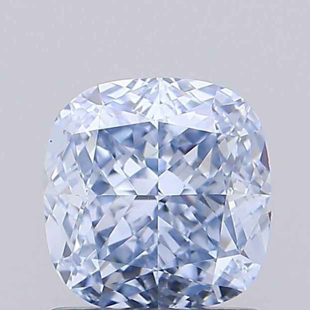 Loose Diamond - CUSHION MODIFIED 1.28ct Fancy Blue VVS2: Loose Diamond - CUSHION MODIFIED 1.28ct Fancy Blue VVS2 Source: This is a real non-mined Diamond that has been grown in a lab Shape: CUSHION MODIFIED Carats: 1.28 Color: Fancy Blue Certification: IGI 
