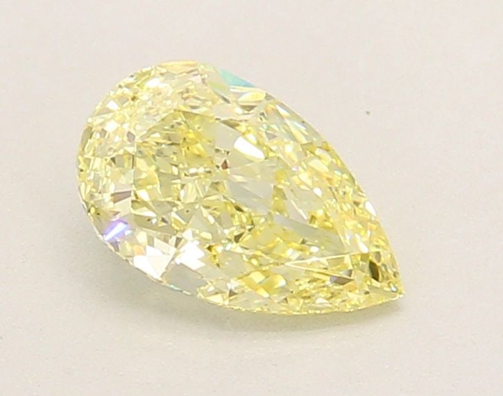 Loose Diamond - PEAR 1.03ct Fancy Yellow VS1: Loose Diamond - PEAR 1.03ct Fancy Yellow VS1 Source: This is a real non-mined Diamond that has been grown in a lab Shape: PEAR Carats: 1.03 Color: Fancy Yellow Certification: IGI Video: