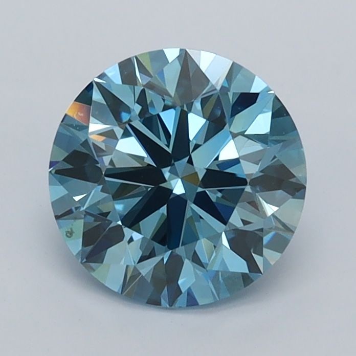 Ideal Loose Diamond - ROUND 1.23ct Fancy Vivid Blue VS1: Ideal Loose Diamond - ROUND 1.23ct Fancy Vivid Blue VS1 Source: This is a real non-mined Diamond that has been grown in a lab Shape: ROUND Carats: 1.23 Color: Fancy Vivid Blue Certification: IGI Video