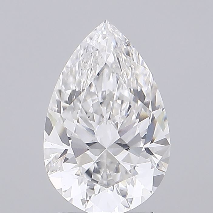 Loose Diamond - PEAR 2.08ct F VS2: Loose Diamond - PEAR 2.08ct F VS2 Source: This is a real non-mined Diamond that has been grown in a lab Shape: PEAR Carats: 2.08 Color: F Clarity: VS2 Certification: IGI Condition: Pre-Owned PLEASE NO