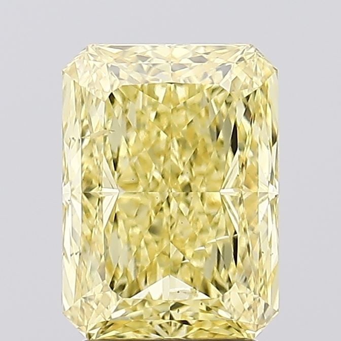 Loose Diamond - RADIANT 3.01ct Fancy Vivid Yellow SI1: Loose Diamond - RADIANT 3.01ct Fancy Vivid Yellow SI1 Source: This is a real non-mined Diamond that has been grown in a lab Shape: RADIANT Carats: 3.01 Color: Fancy Vivid Yellow Certification: IGI Vid