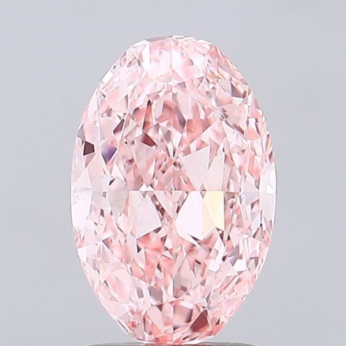 Loose Diamond - OVAL 2.03ct Fancy Vivid Pink VS1: Loose Diamond - OVAL 2.03ct Fancy Vivid Pink VS1 Source: This is a real non-mined Diamond that has been grown in a lab Shape: OVAL Carats: 2.03 Color: Fancy Vivid Pink Certification: IGI Video: