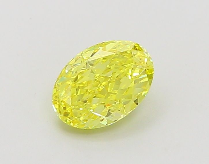Loose Diamond - OVAL 1.02ct Fancy Vivid Yellow VVS2: Loose Diamond - OVAL 1.02ct Fancy Vivid Yellow VVS2 Source: This is a real non-mined Diamond that has been grown in a lab Shape: OVAL Carats: 1.02 Color: Fancy Vivid Yellow Certification: IGI Video: