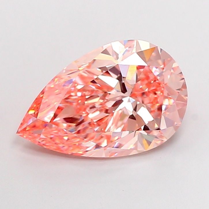 Loose Diamond - PEAR 5.02ct Fancy Intense Pink VS1: Loose Diamond - PEAR 5.02ct Fancy Intense Pink VS1 Source: This is a real non-mined Diamond that has been grown in a lab Shape: PEAR Carats: 5.02 Color: Fancy Intense Pink Certification: IGI Video: